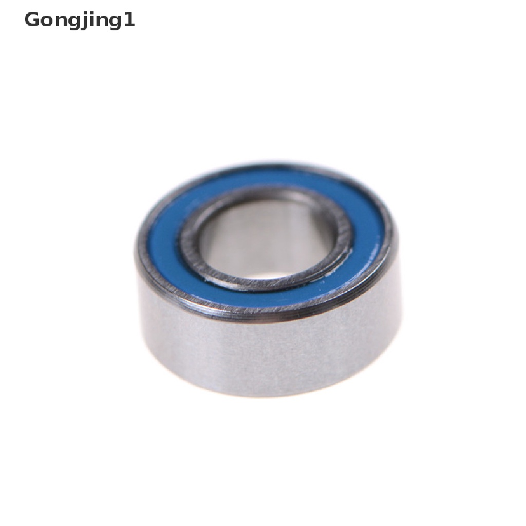 Gongjing1 10pcs MR105-2RS Bearing Miniatur Dengan Segel Karet Warna Biru Ukuran 5x10 x 4mm