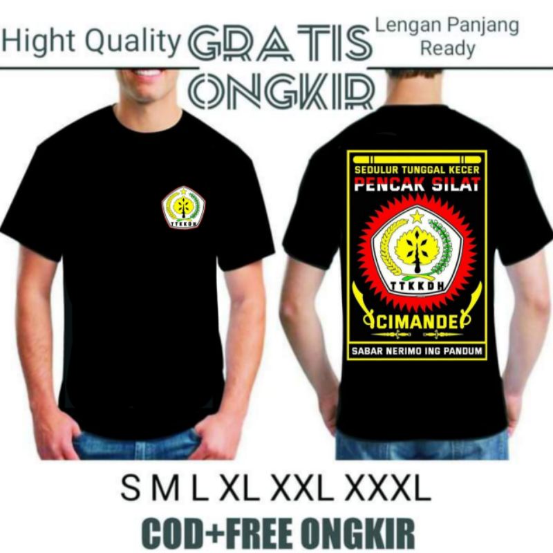 TTKKDH CIMANDE kaos CIMANDE tshirt CIMANDE kaos PENCAK SILAT CIMANDE kaos CIMANDE FIGHTER