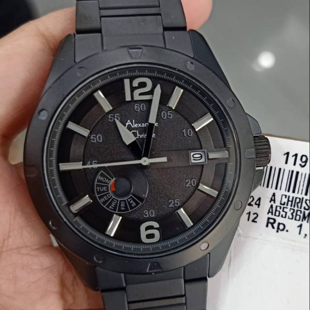 Alexandre Christie a6535 Full Black All Stainless Steel