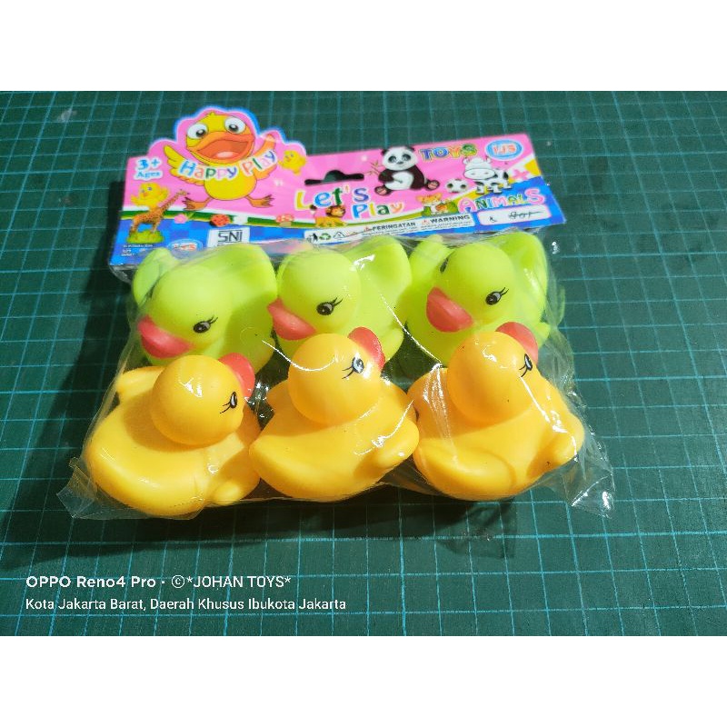 Mainan Bebek Bunyi 6 pcs F2