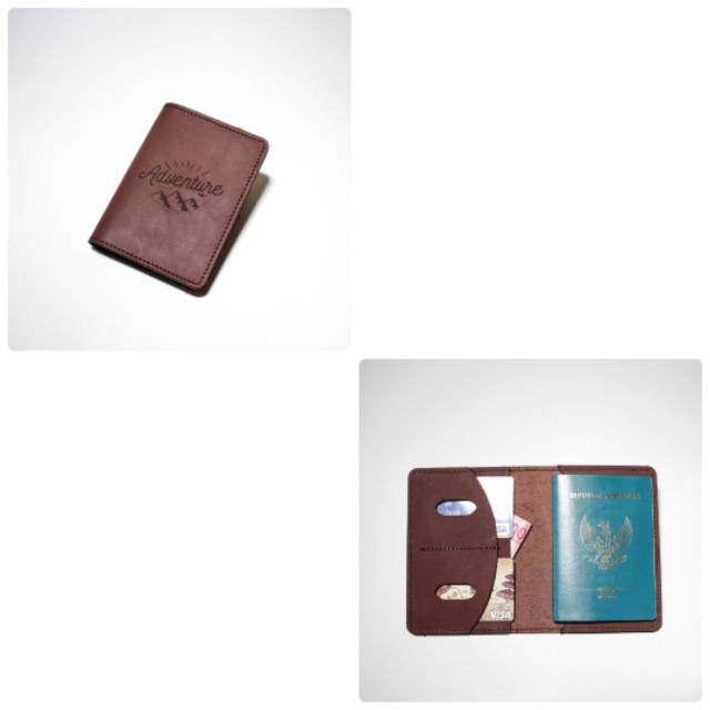Cover passport kulit dompet passport free custom grafir nama