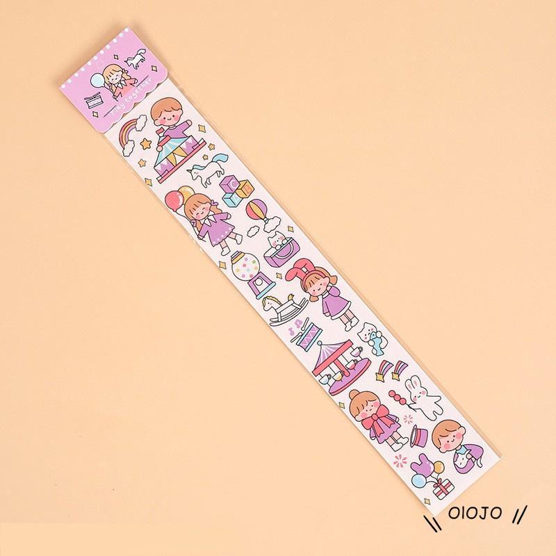 Cute Girl Fashion Art Ins Style Diy Kartun Stiker Akun Tangan - ol