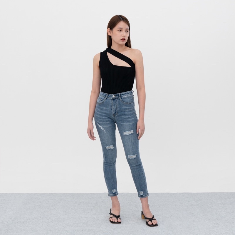 VIERLIN - Jeans 1219 - HW SKINNY JEANS IMPORT WANITA