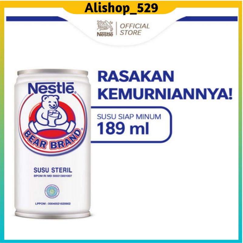 

Nestle Bear Brand 189 Ml Susu Bear Brand Murah Susu Beruang Murah Susu Kesehatan Susu Kaleng Steril