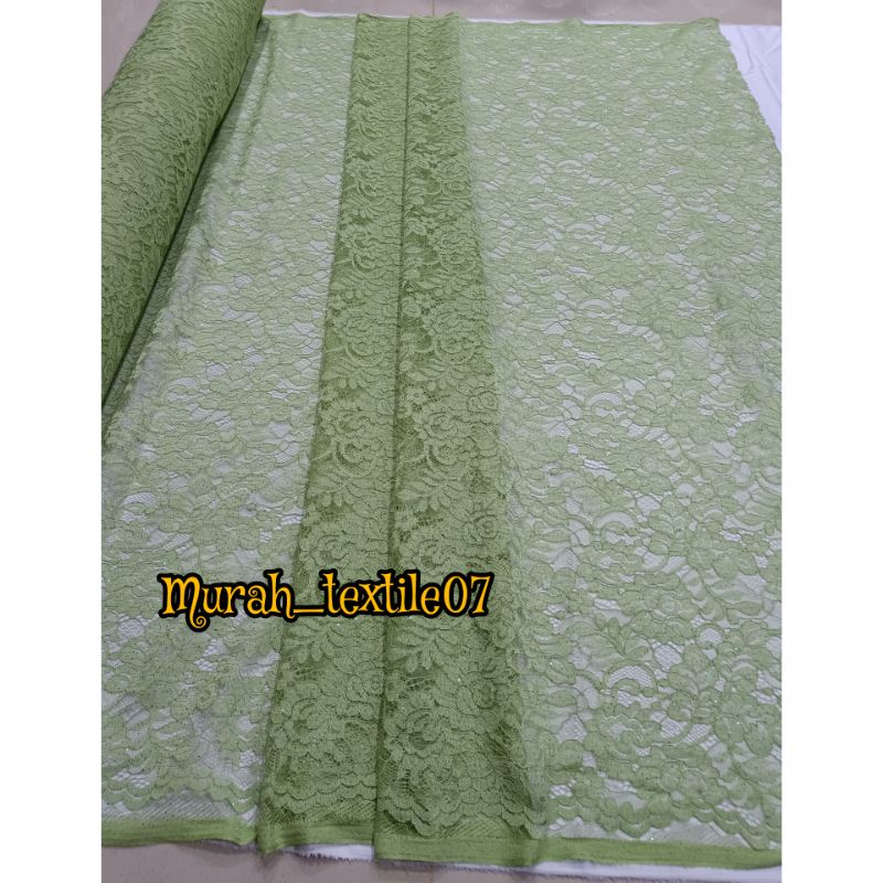 Kain Brokat Lace Cornelly gliter Premium/Kain Brokat meteran