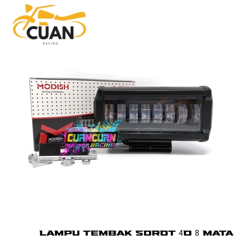 Lampu Tembak Sorot LED Cwl 8 Mata Spot Light Workligt Lampu Tembak Cwl Daymaker Universal