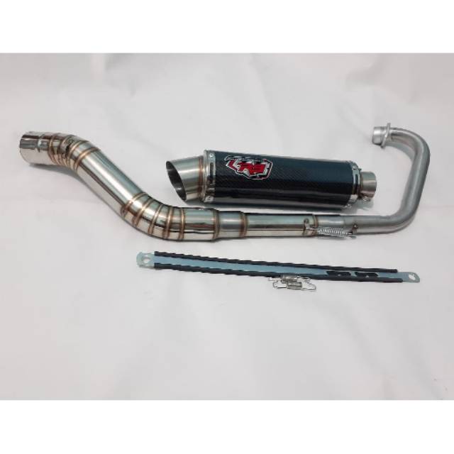 Knalpot GTR150-CB150R-VIXION-XABRE-SONIC-CBR150R-FU R9 Black Carbon