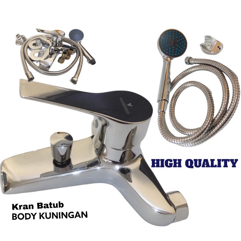 Kran Panas Dingin - Kran Shower - Kran Bathtub - Keran Air Mixer Kuningan Original