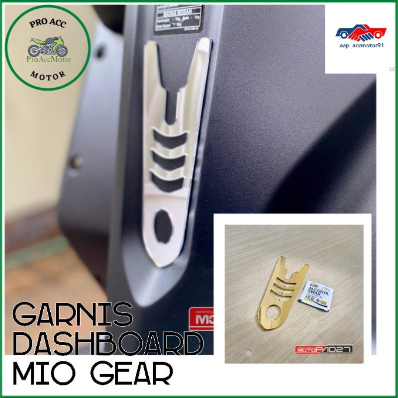 cover dasbor dashboard MIO GEAR mirror akrilik premium Bisa COD