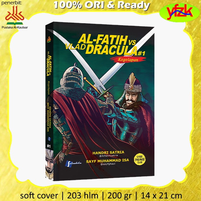 Komik Muhammad Al Fatih vs Vlad Dracula - Muhamad Al-Fatih AlFatih versus Drakula - Buku Komik