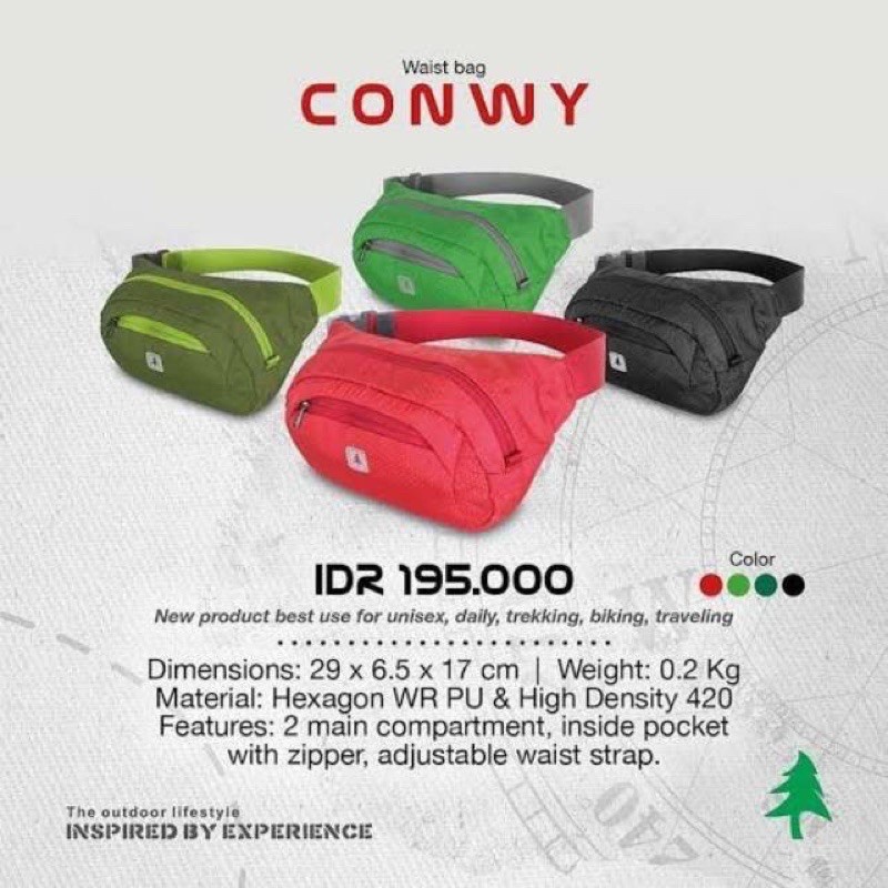 Waistbag Consina Conwy Tas Selempang Consina Conwy Sling Bag