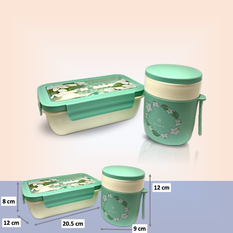 Bonbox BTW20 BTW30 Kotak Makan Lunch Box Cangkir Sup Microwaveable
