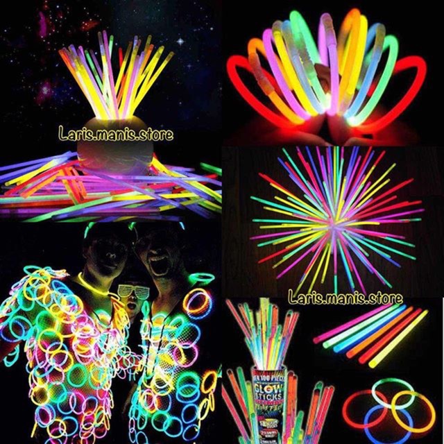 Glow stick isi 100 - glow stick - glow stick murah - glowstick - glow in the dark - stick fosfor
