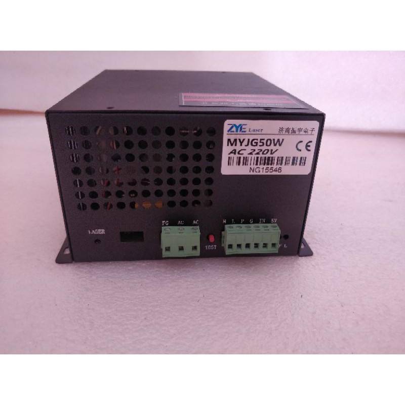 Power supply laser co2 50W power supply mesin laser co2 50w