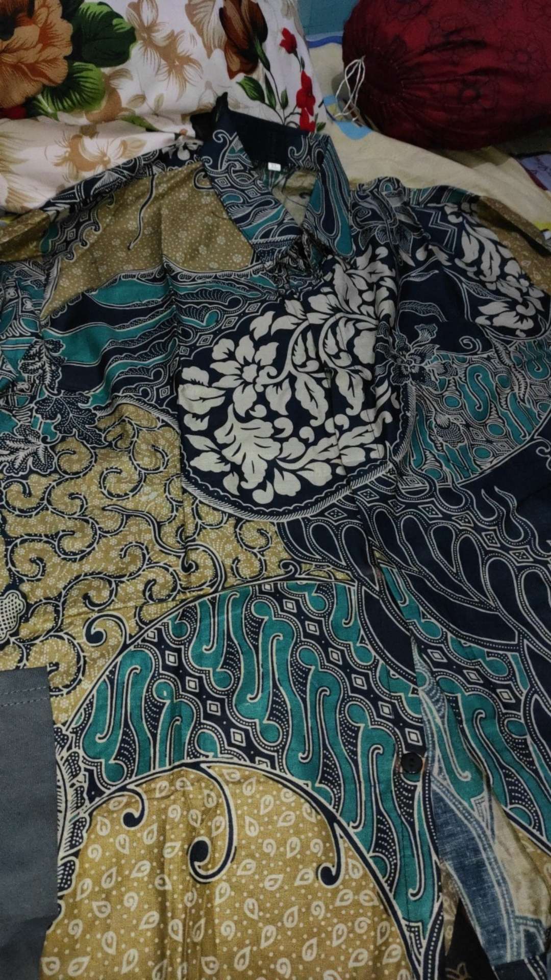 Baju Kemeja Batik Kantor Pria Lengan Panjang Fashion Solo Pekalongan Bw 035