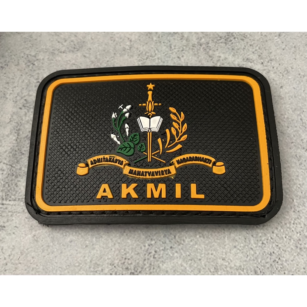 Patch Akmil (Bg)- Patch Velcro Akademi Militer - Prepetan