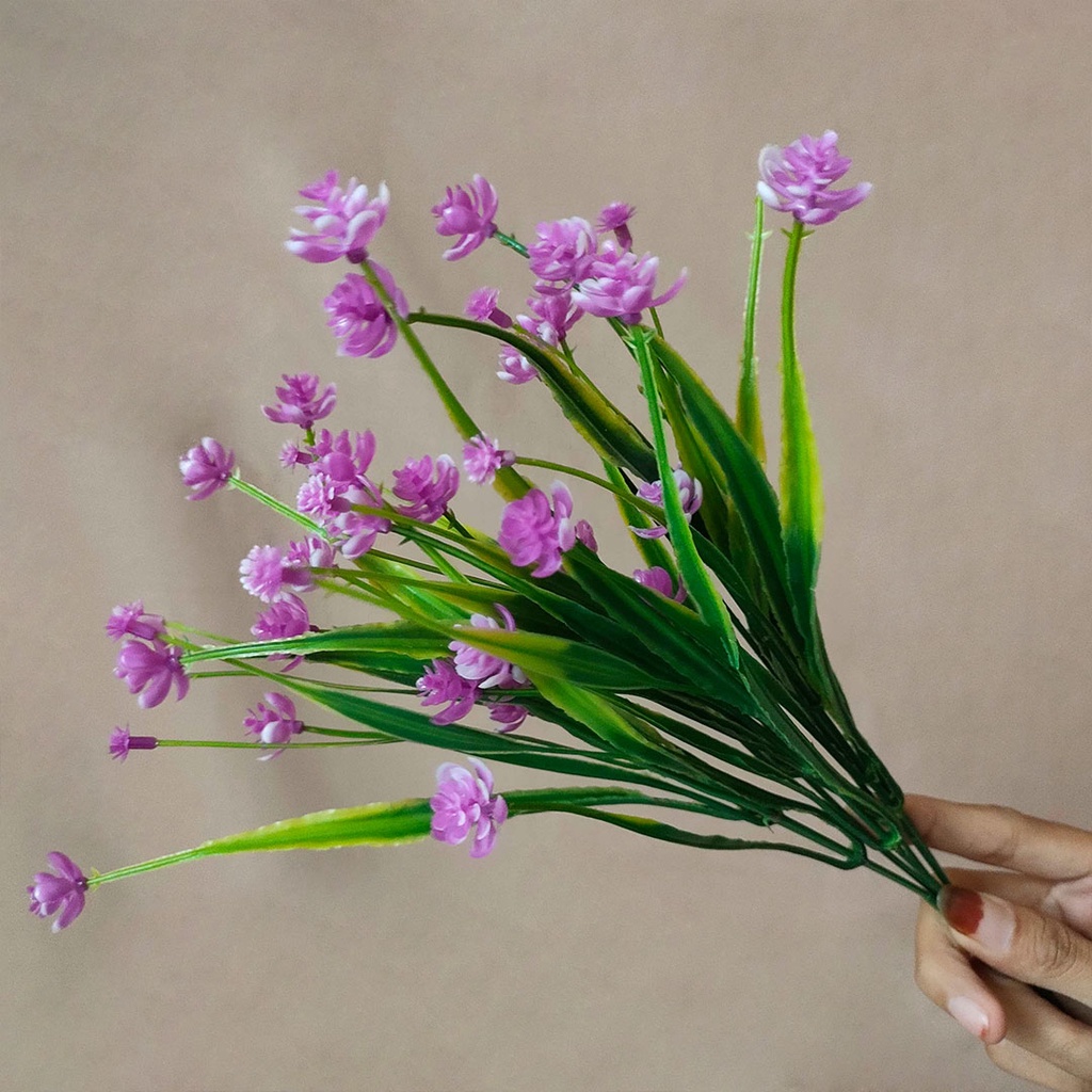 Artificial Baby Breath 5 Stem Bunga Plastik Palsu Buatan Hiasan Pajangan Dekorasi Rumah Kantor