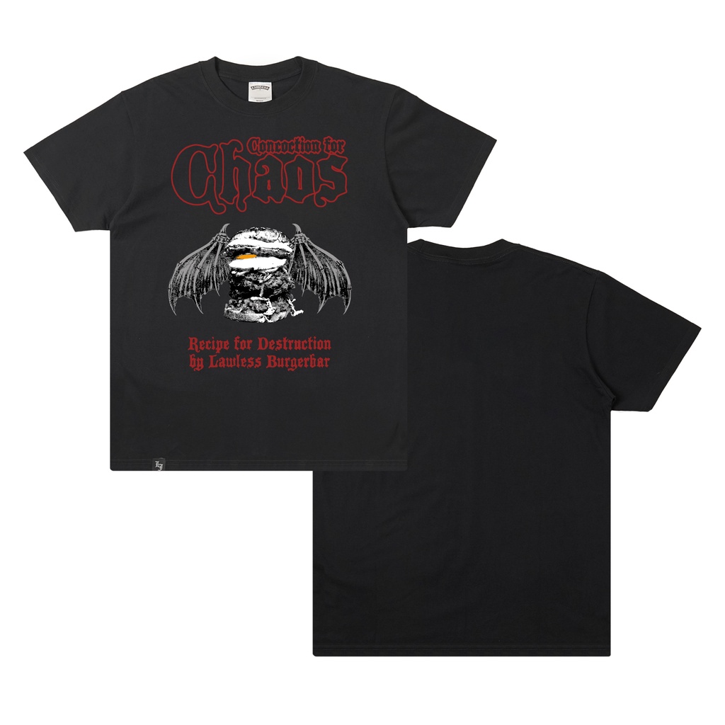 HOT Lawless Burgerbar - Concoction Tshirt - Black