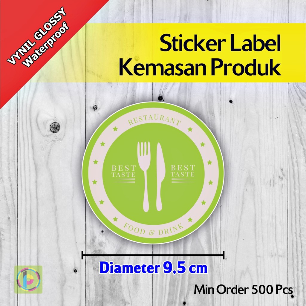 

Cetak Stiker Label Kemasan Produk | Vynil | Diameter 9,5 cm