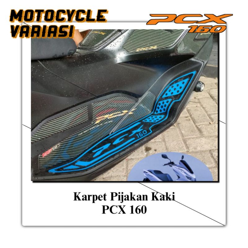 Pijakan kaki PCX 160 Bordes PCX 160 Karet Gokem