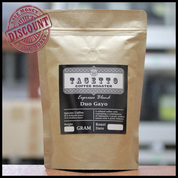 

Kopi Espresso Duo Gayo 500Gr | Arabika Robusta Blend - Biji Kopi Terbaru
