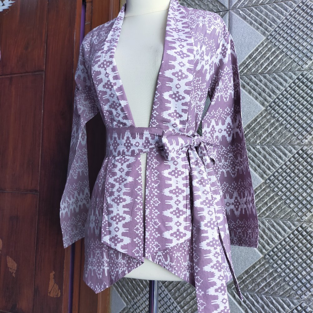 [new Product] Wou Batik Couple Kardigan Adinda Outer Kerja Cardigan Wanita Outer Batik Modern