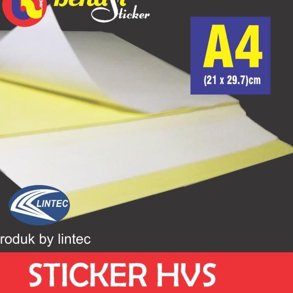 

☺ stiker hvs A4/ 1 pak @ 50 lembar ⅎ