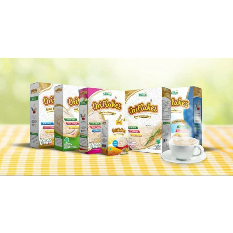 

Oriflakes Sereal Umbi Garut 350 Gram All Varian-Gastro-Original-Low IG-Slim