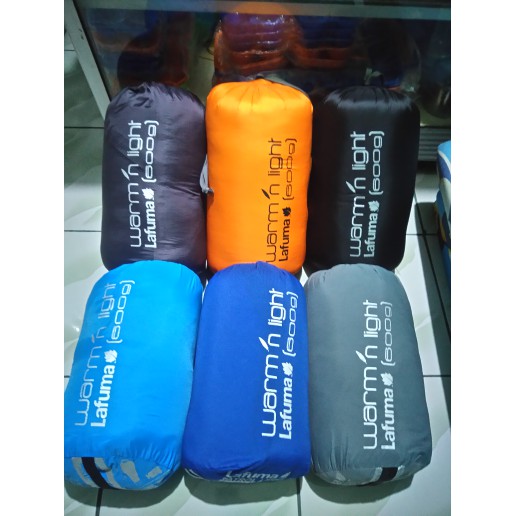 Paket Sleeping Bag Polar Bulu Lafuma dan Matras Camping 3mm Merah - Navy barang berkualitas