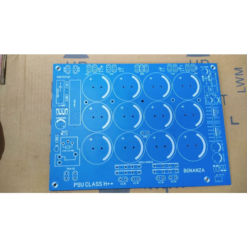 PCB PSU Class H 12 Elko PCB Power Supply 12 Elko