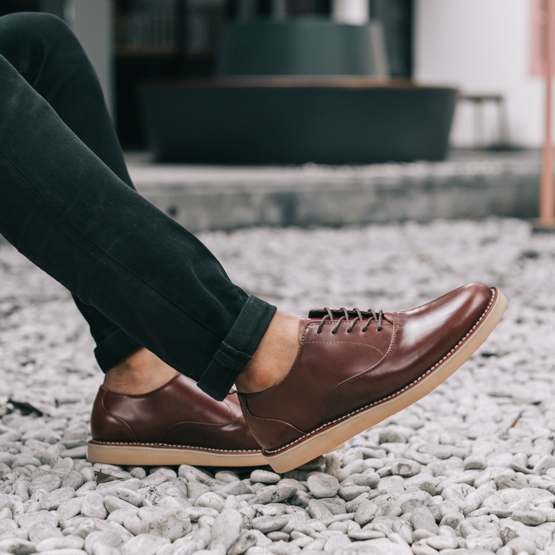 ARTAP Footwear - Sepatu Kulit Asli Pria - Flexton Brown