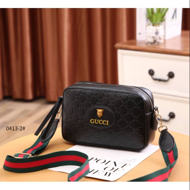 Gucci Sling bag 0413-2 WB Tas wanita berkualitas Tas selempang berkualitas Tas selempang