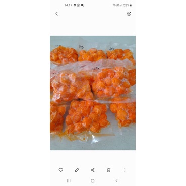 Jual Salted Egg Yolk (Kuning Telur Asin 250 gr Frozen Food) | Shopee