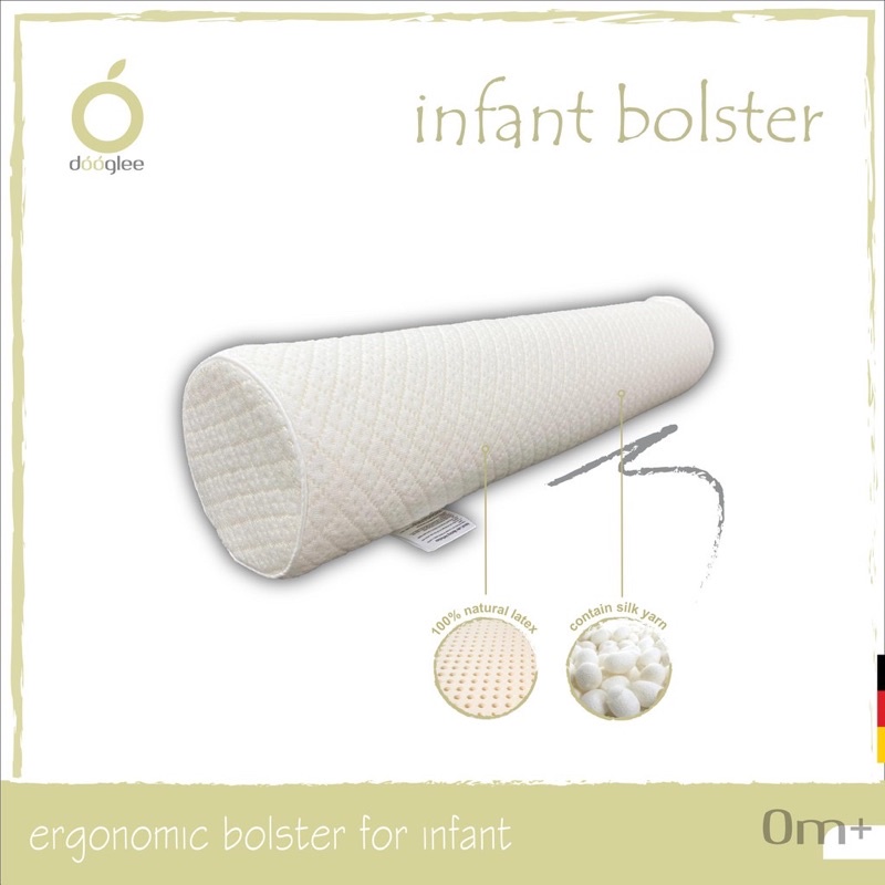 Castle - Dooglee Infant Bolster / Guling Natural latex Bayi