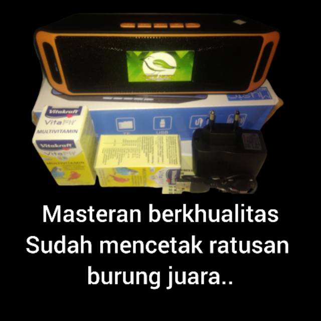 Masteran Burung Kicau / Speaker Masteran Burung Profesional