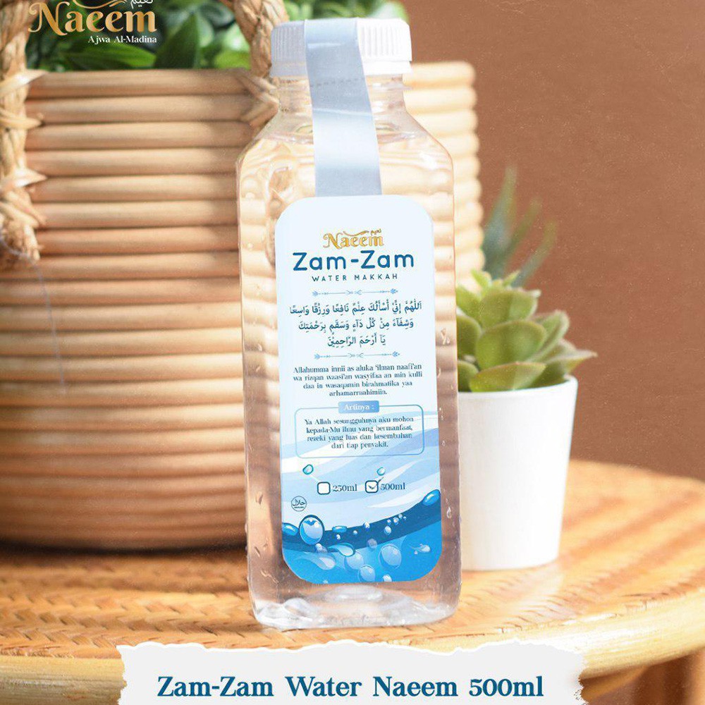 

Naeem Air Zam-zam 500 ml Zamzam Oleh-oleh Haji dan Umroh Tokoshobi Asli