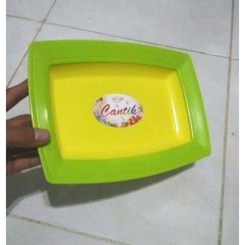 Nampan Cantik / Piring Saji / Piring Cantik Model Kotak Persegi Panjang Tempat Lauk Pauk