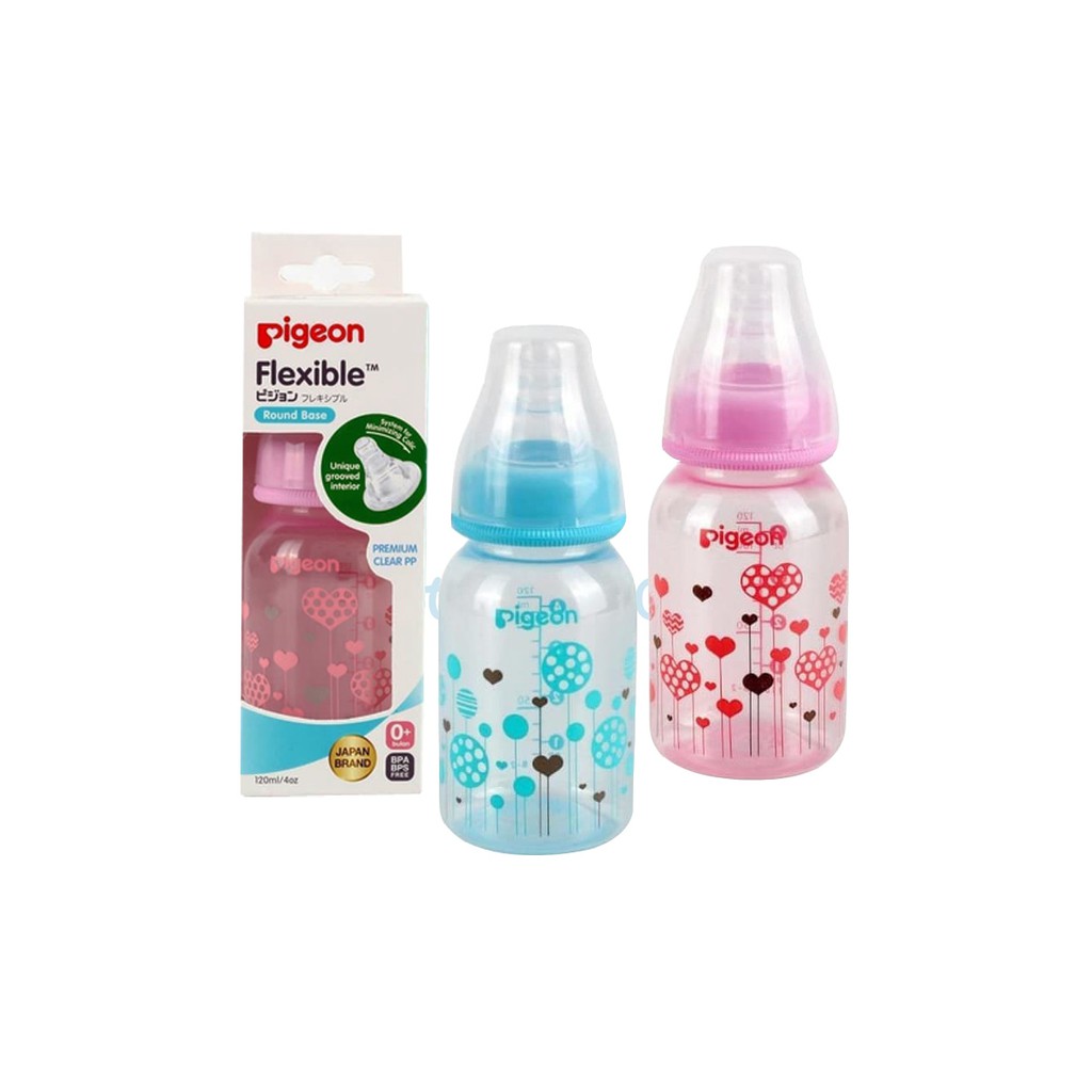 Pigeon Botol PP Clear 120ml W S-Type / Botol Susu