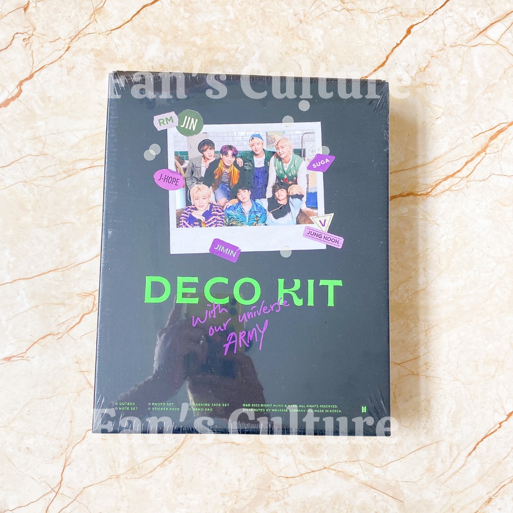 [READY STOCK] FULLSET SEALED BTS DECO KIT 2022