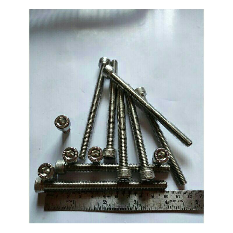 Baut L Stainles M8 x 100 atau Baut 12 Panjang 10cm