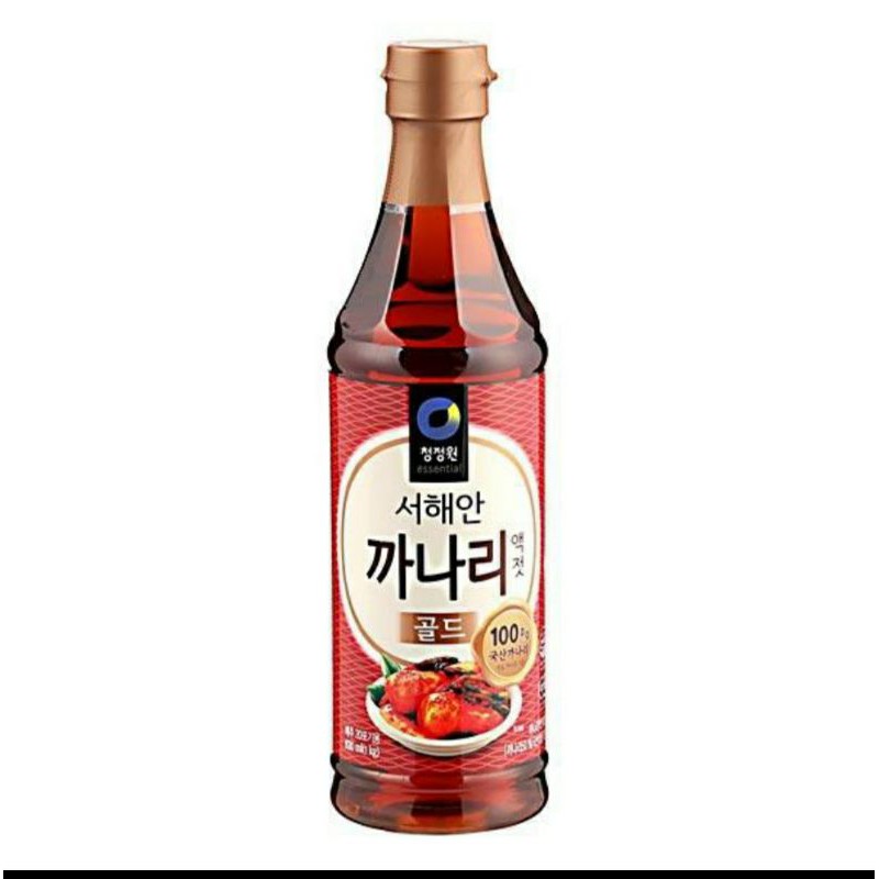 Kecap ikan korea, korean fish sauce, bahan untuk membuat kimchi 500ml