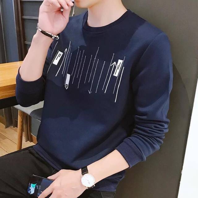 TOTOTAshop.Baju kaos fashion MIDO pria,3 Ukuran M-L-XL,bahan babyterry premium,motif BORDIR halus