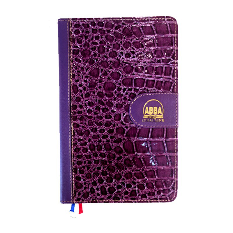 ALKITAB DUA BAHASA  INDONESIA INGGRIS/ NKJV 065 HOLLY BIBLE WARNA UNGU - ABBA