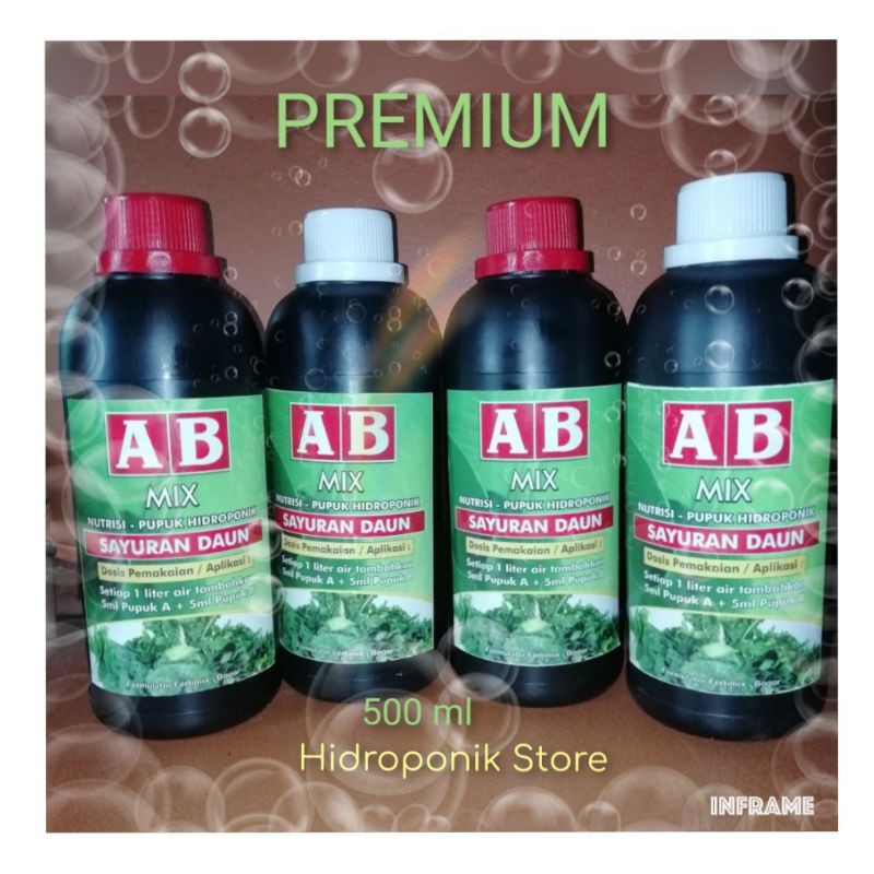 Nutrisi Pupuk Hidroponik AB mix Cair