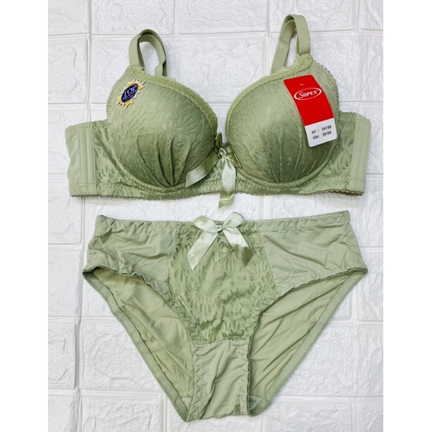 BH | Bra Set Brukat SOREX 34196 Pakai Kawat Dan Busa Sedang