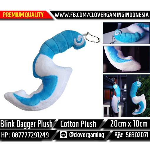 Boneka Blink Dagger Plush - Merchandise Gaming Miniature