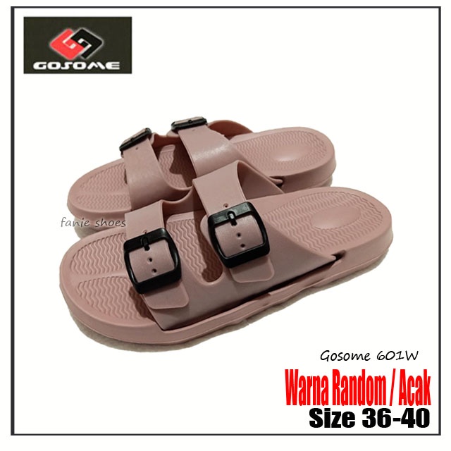 Gosome 601W Sandal Karet 36-40 Selop Wanita / Sandal Santai Wanita Waterproof