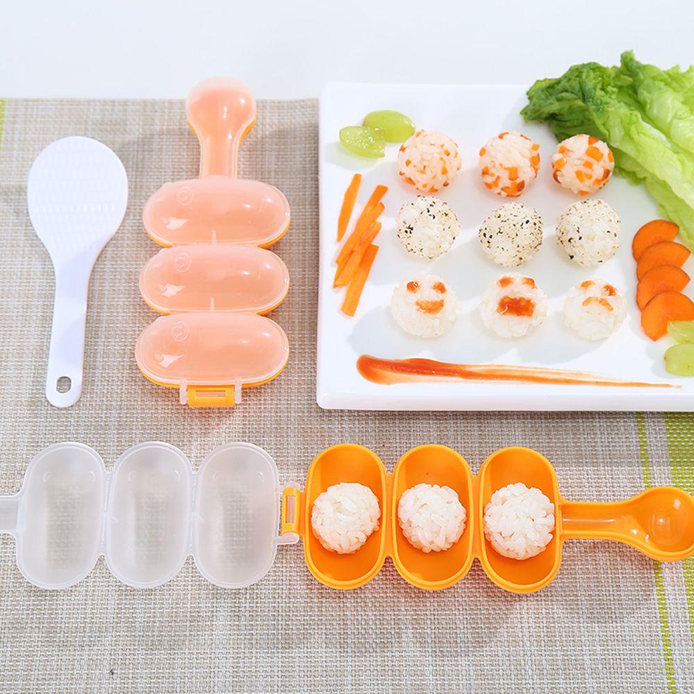 Cetakan Nasi Bola Nanas DIY Bento Aksesoris Anak Lunch Shaker