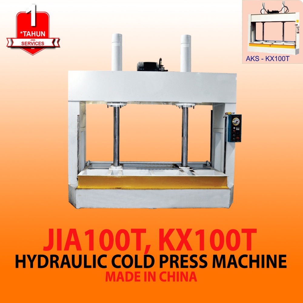 Mesin Press Kayu Hidrolik 100 Ton Hydraulic Cold Press   JIA100T