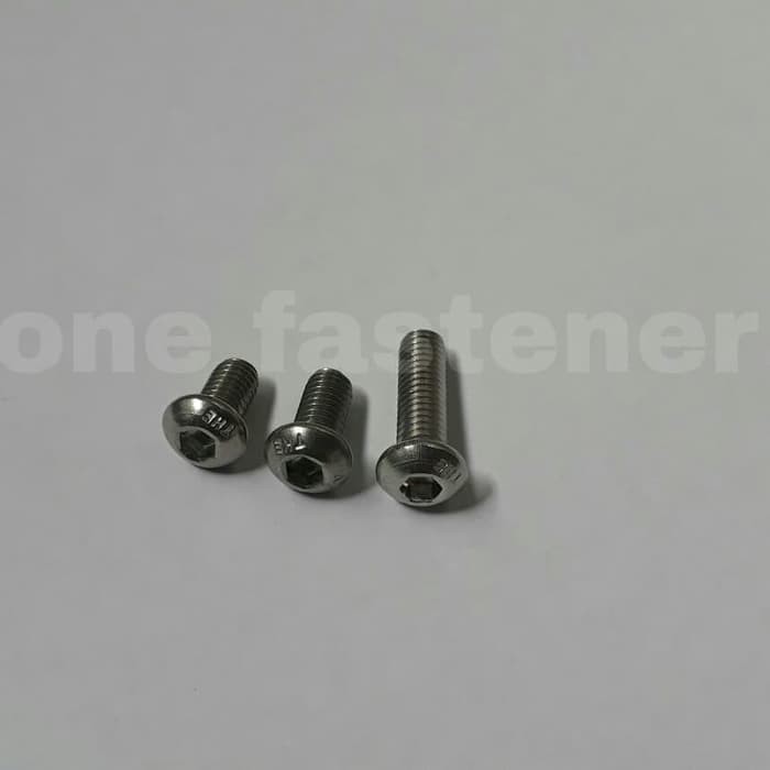 button head L 8x40 stainless steel 304 anti karat